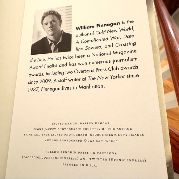 Coffee table Surf Bio Book “Barbarian Days” Finnegan Hardcover EUC F/NF Pulitzer - Picture 6 of 11